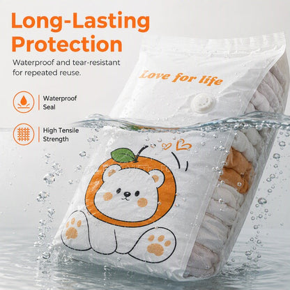 🧺 LIMITED-TIME 50% OFF! ✨Space-Saving Vacuum Storage Bags👕– Pump-Free, Durable 🧳