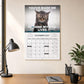 ⏳🔥LIMITED-TIME 50% OFF! 🐱 Funny Cat Calendar – 12 Months of Sassy Cat Humor