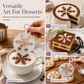 🔥Hot Sale - BUY 2 GET 1 FREE!!⚡50K+ SOLD!☕Stainless Steel Coffee Latte Art Stencil Template