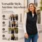 🥳2026 HOT SALE🥳💞50K+ SOLD!｜Women's Quilted Stand Collar Puffer Vest💗 Cozy Without Bulk