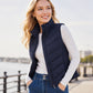 🥳2026 HOT SALE🥳💞50K+ SOLD!｜Women's Quilted Stand Collar Puffer Vest💗 Cozy Without Bulk