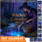 🔮LIMITED-TIME 50% OFF! 🌙 Mystical Witches Calendar 2027 | 12-Month Mystical Witch Calendar, Enchanted Forest Hanging Wall Planner for Wicca, Witchcraft & Magic Lovers