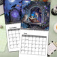 🔮LIMITED-TIME 50% OFF! 🌙 Mystical Witches Calendar 2027 | 12-Month Mystical Witch Calendar, Enchanted Forest Hanging Wall Planner for Wicca, Witchcraft & Magic Lovers