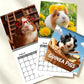 🏆Last Day Special Price!!🗓️Buy 2 Get 1 Free✨🔥2027 Funny Adorable Guinea Pig Wall Calendar