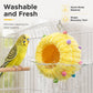 🐦 Save 50%! ☁️ Hanging Bird Bed – Coral fleece & cage-friendly comfort ✨