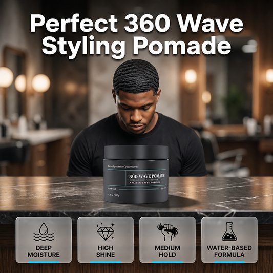💈50% OFF NOW! ✨Wave Pomade Medium Hold Water Based High Shine Hair Wax