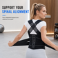 ⏳🔥LIMITED-TIME 50% OFF! ⏰🧍Posture Corrector with 4 Support Bars & 3D Lumbar Pad🍃 – Breathable, Adjustable Support for Desk Days & Daily Wear ✨