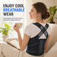 ⏳🔥LIMITED-TIME 50% OFF! ⏰🧍Posture Corrector with 4 Support Bars & 3D Lumbar Pad🍃 – Breathable, Adjustable Support for Desk Days & Daily Wear ✨