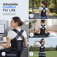 ⏳🔥LIMITED-TIME 50% OFF! ⏰🧍Posture Corrector with 4 Support Bars & 3D Lumbar Pad🍃 – Breathable, Adjustable Support for Desk Days & Daily Wear ✨