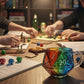 🔥LAST DAY SALE 50% OFF🔥 Rainbow Glass D20 Dice Mug with Handle
