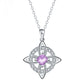 Unisex Witch Knot Pendant Necklace