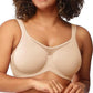 🏆 Last Day Special Price! 💐Women's Elegant Sheer Full Coverage Plus Size Bra