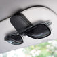 Magnetic Leather Car Sunglass Holder