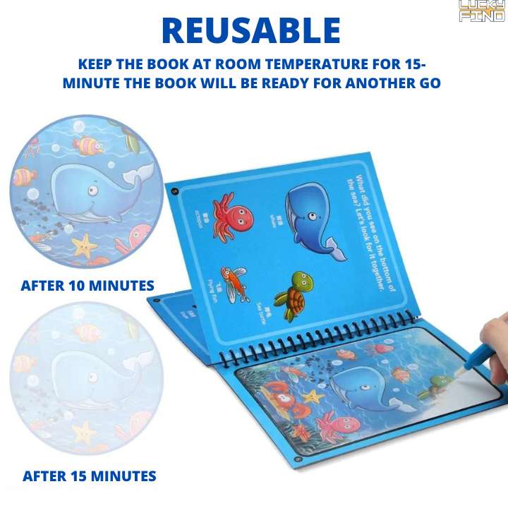 Liquid Magic Book Magic Water Art Book – verginy