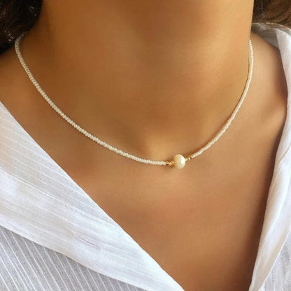 Freshwater Pearl Necklace(4 Color Options) buy 2 free shipping