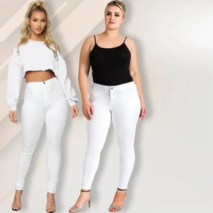 Perfect Skinny Fit Stretch Pull On Push Up Plus Size Leggings