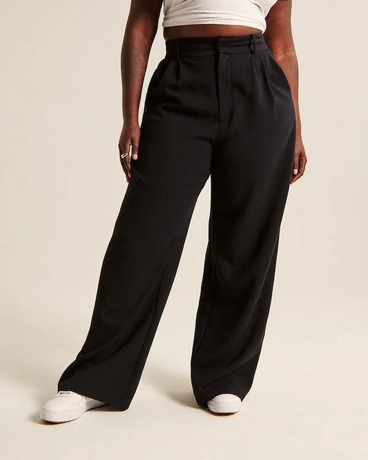 🔥Last Day Free Shipping🌸HIGH WAIST TAILORED WIDE LEG PANTS